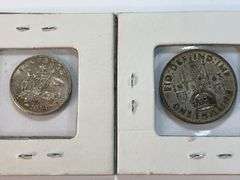 (14) Foreign Coins with Silver Content and 1840 American Coin
