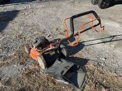 Yardforce push lawn mower w/ grass basket