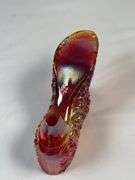 Fenton Carnival Glass Amberina Daisy & Button Shoe