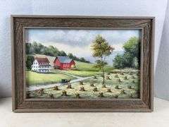 Tom Miller Original Painting, Signed , 26”x17.5”