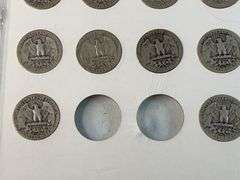 Washington Quarters Set -Missing 32-D, 32-S