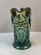 Mosser Emerald Green “Daisy & Fern” Tankard Pitcher