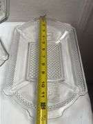 ANTIQUE MCKEE EAPG DEER AND PINE TREES GLASS SET