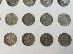 Roosevelt Dime Set, 1884 and 1857 Seated Liberty Dimes