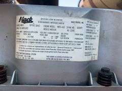 2008 Mack CHU613 showing 61,140 mi, 9,011 hrs- runs