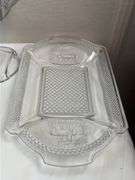 ANTIQUE MCKEE EAPG DEER AND PINE TREES GLASS SET