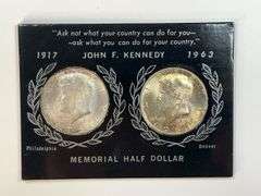 1964 John F Kennedy Memorial Halves Set￼