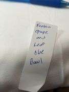 FENTON GRAPE AND LEAF BLUE BOWL