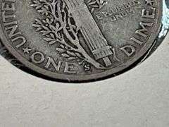 1945 Micro-S Mercury Dime