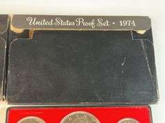 1973, 1974, 1975 US Proof Sets
