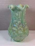 Poppy Show vase- Irid seafoam green