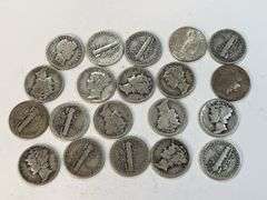 (20) Mercury Dimes