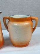 Royal Bayreuth Bavaria Coaching & Fox Hunt Creamer & Sugar