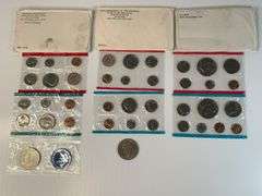 1971, 1972, 1973 Uncirculated Mint Sets
