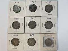 (9) Canadian Quarters