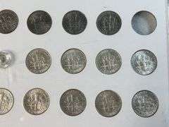 Roosevelt Dime Set, 1884 and 1857 Seated Liberty Dimes