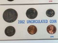1980, 1981, 1982 Uncirculated Mint Sets