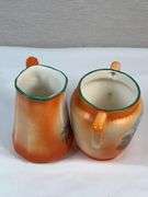 Royal Bayreuth Bavaria Coaching & Fox Hunt Creamer & Sugar