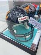 2012 WVU Football Team Autographed Helmet w/ Display Case