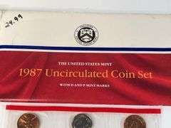 1986, 1987, 1990 US Mint Uncirculated Sets