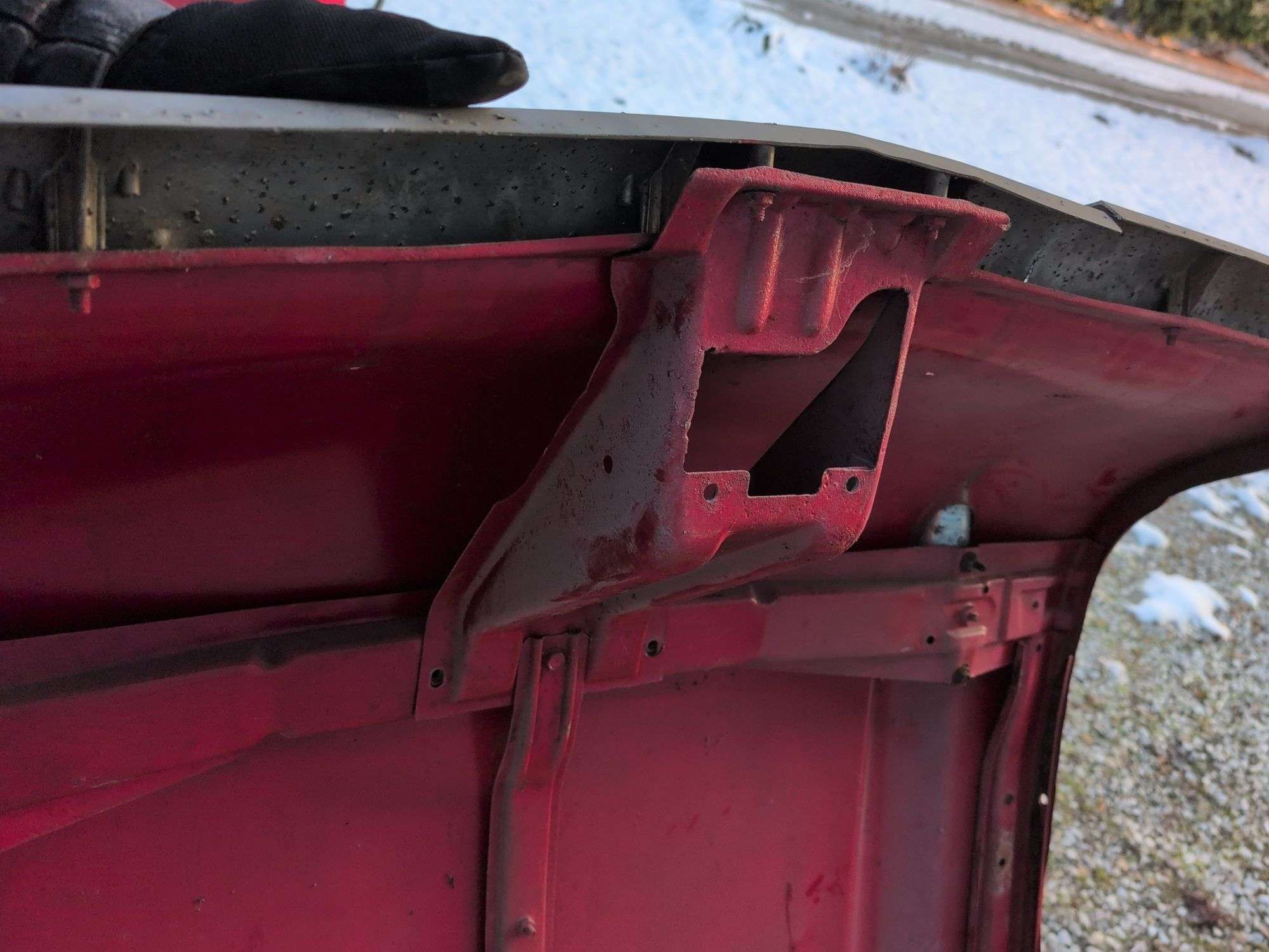 Fred’s vehicle hood - 45" x 52"