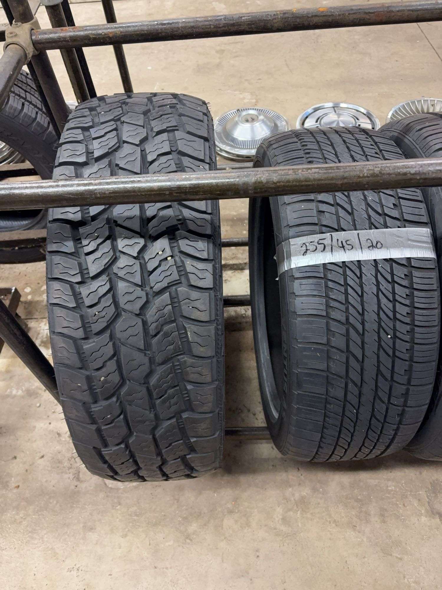 (2) tires like new - 255/45/20 and 275/65/18