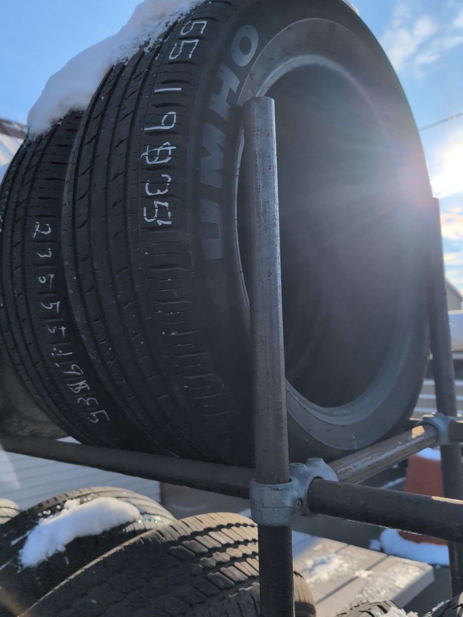 (2) tires in good condition - 235/55/19
