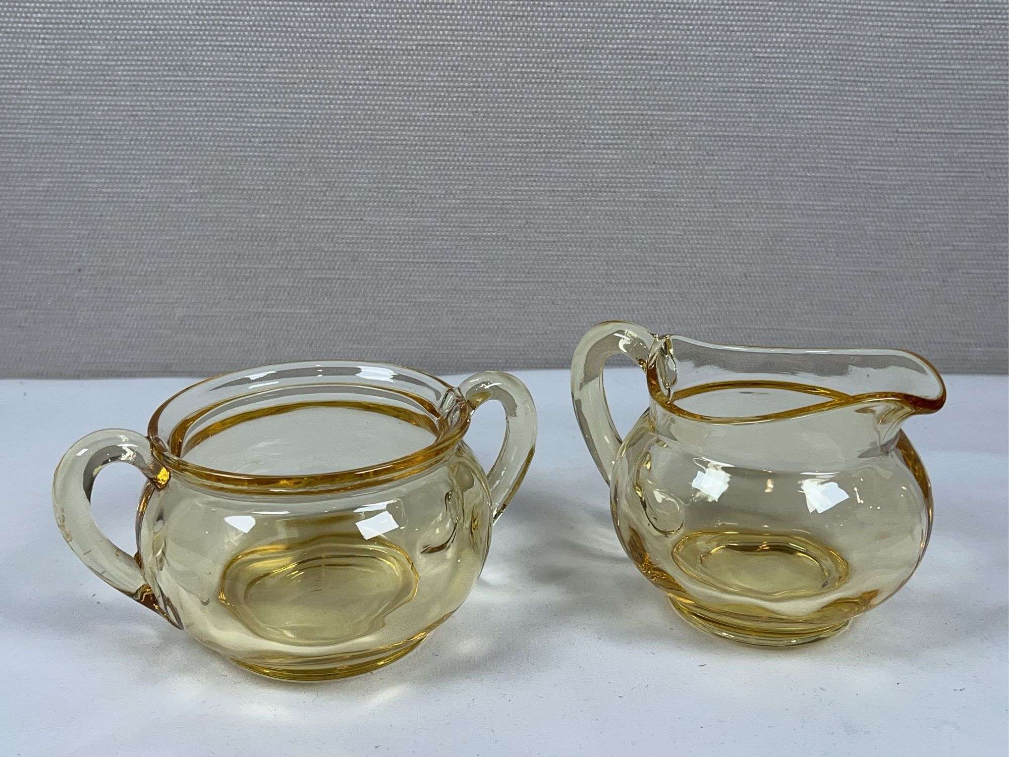 HEISEY GLASS CREAM SUGAR