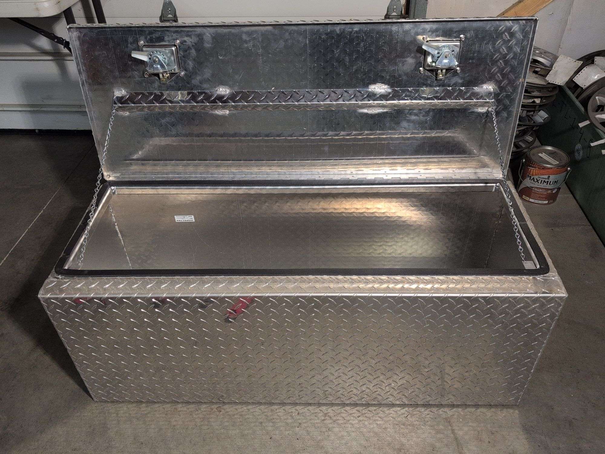 AW Gear aluminum toolbox for truck bed