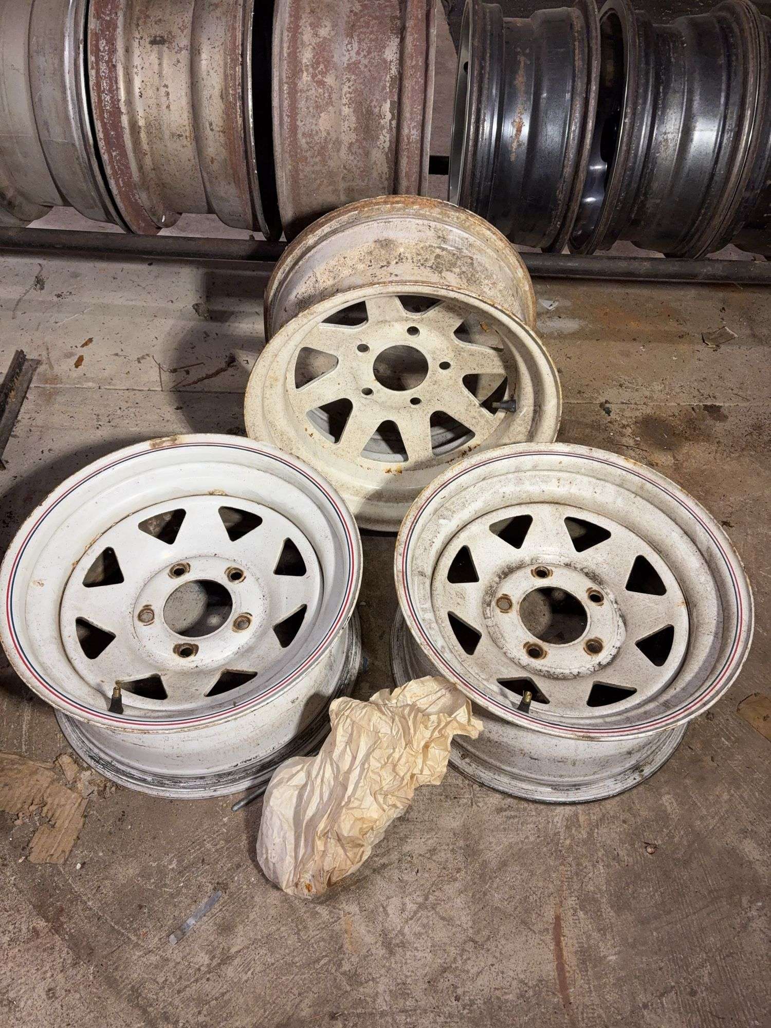 (3) 15" wheel rims - see photos