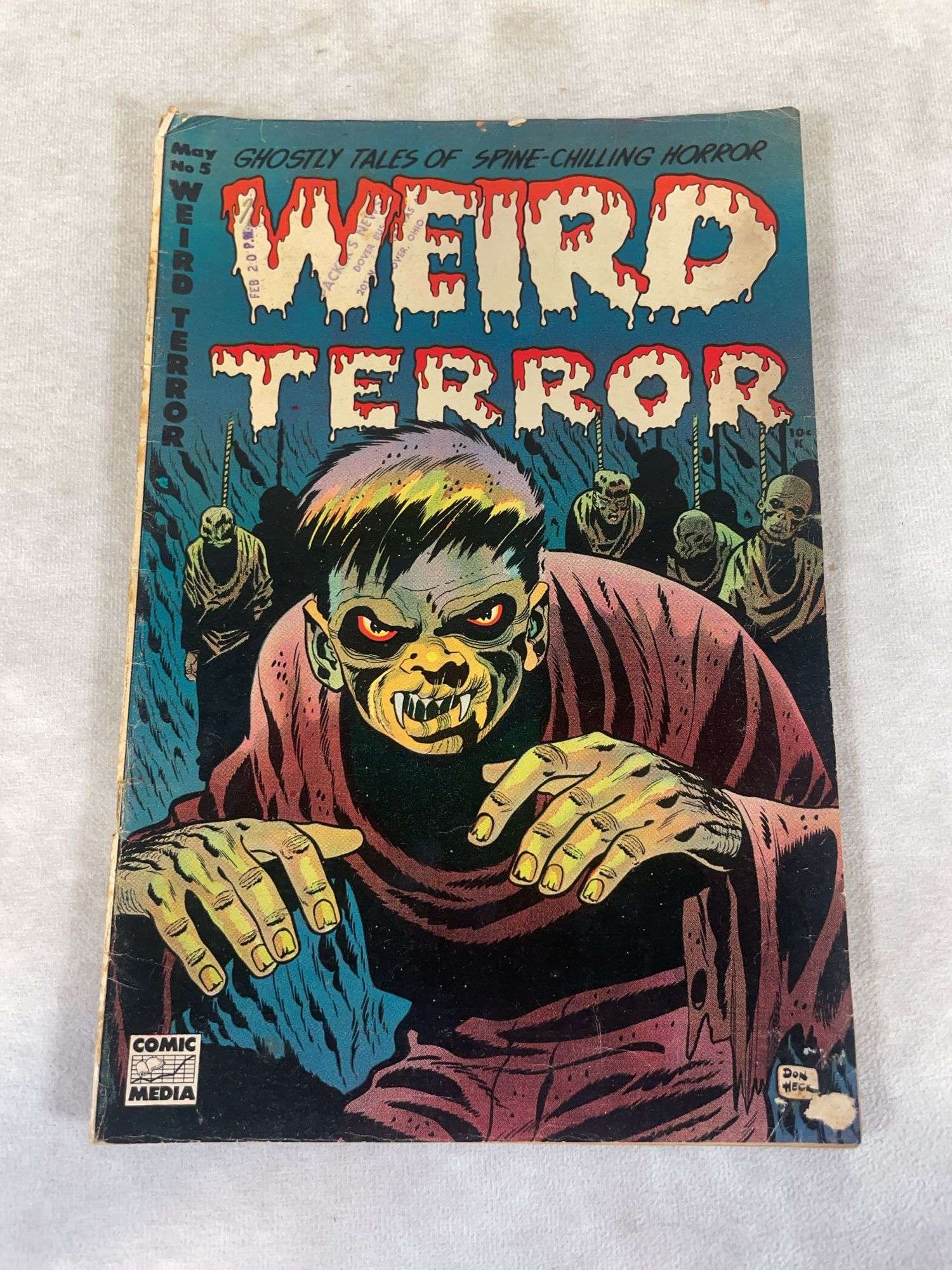 Complete Weird Terror #5 Comic Book - Kaufman Realty \u0026 Auctions, image size:1500x2000