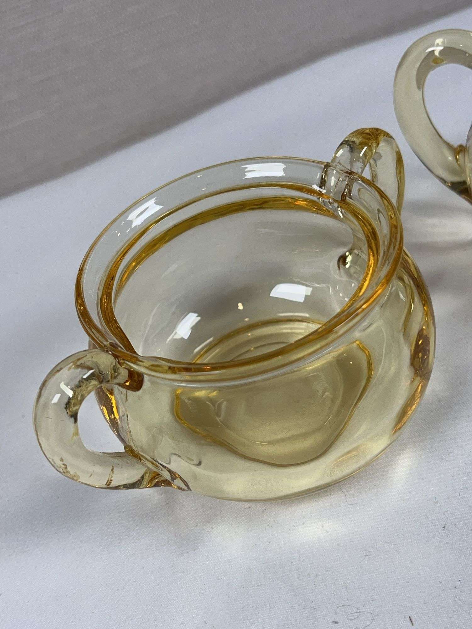 HEISEY GLASS CREAM SUGAR