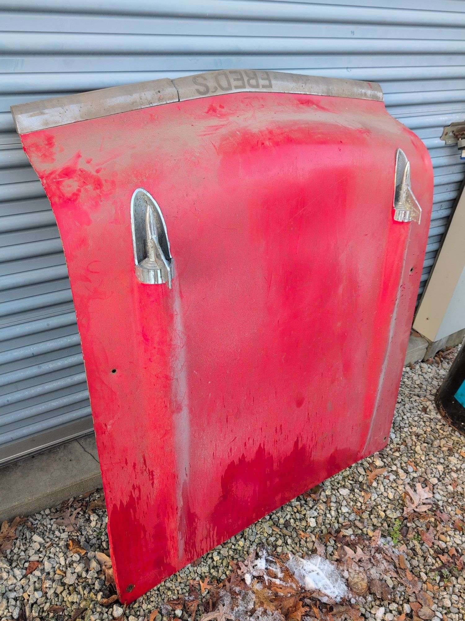 Fred’s vehicle hood - 45" x 52"