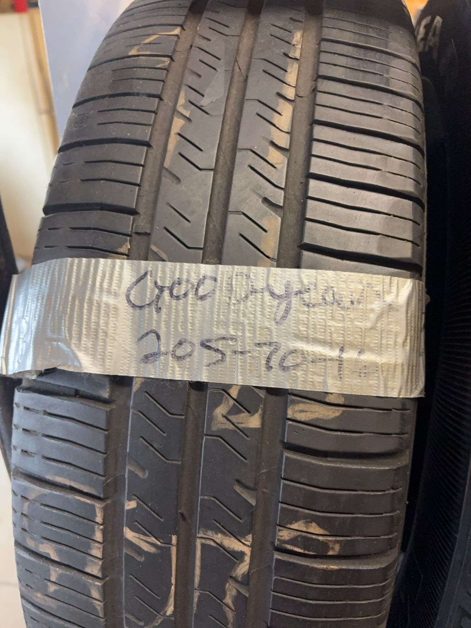 (2) tires like new - 205/70/16 and 215/75/16