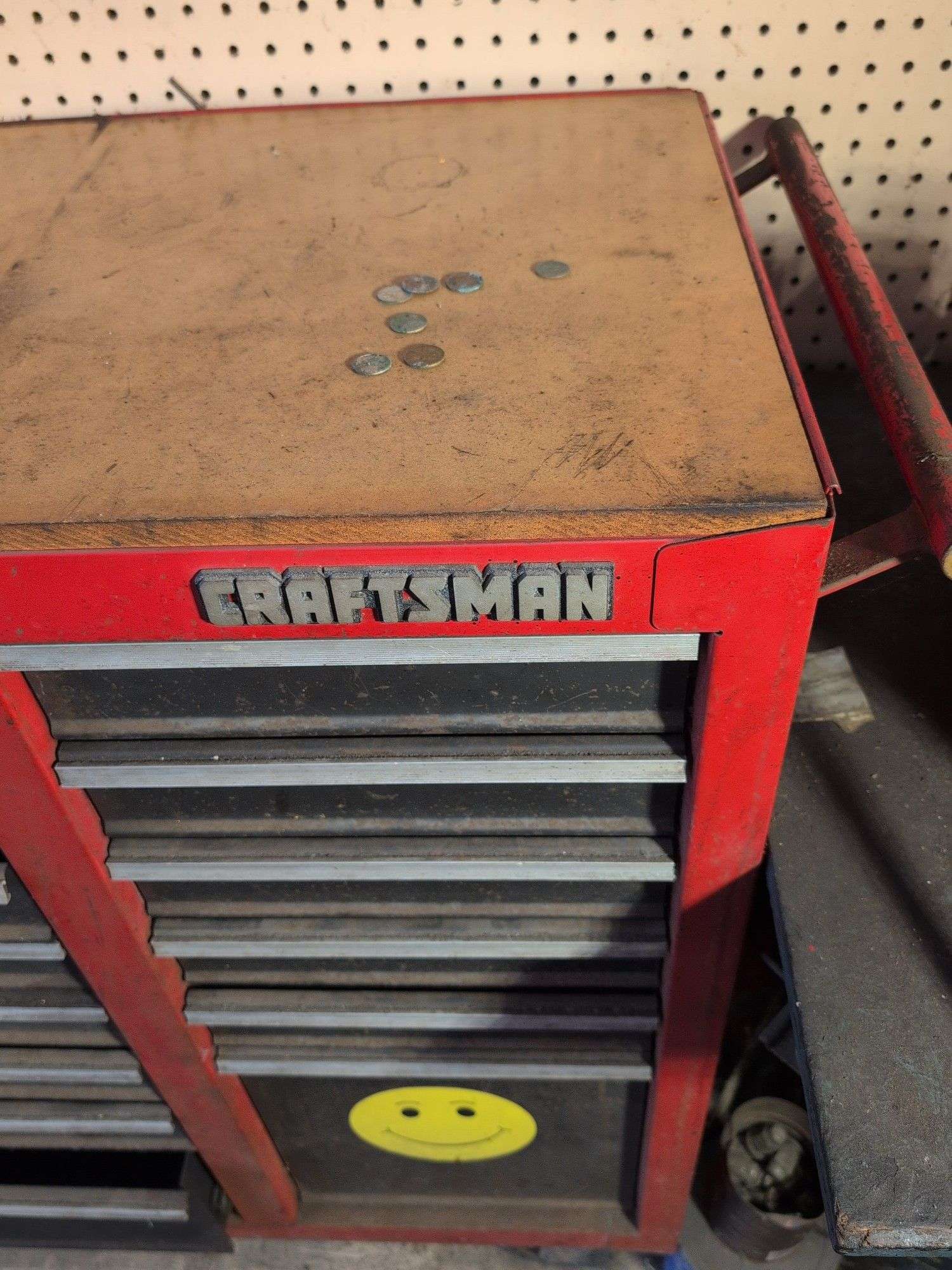 Craftsman tool chest on wheels - no keys - 44” x 18” x 41”