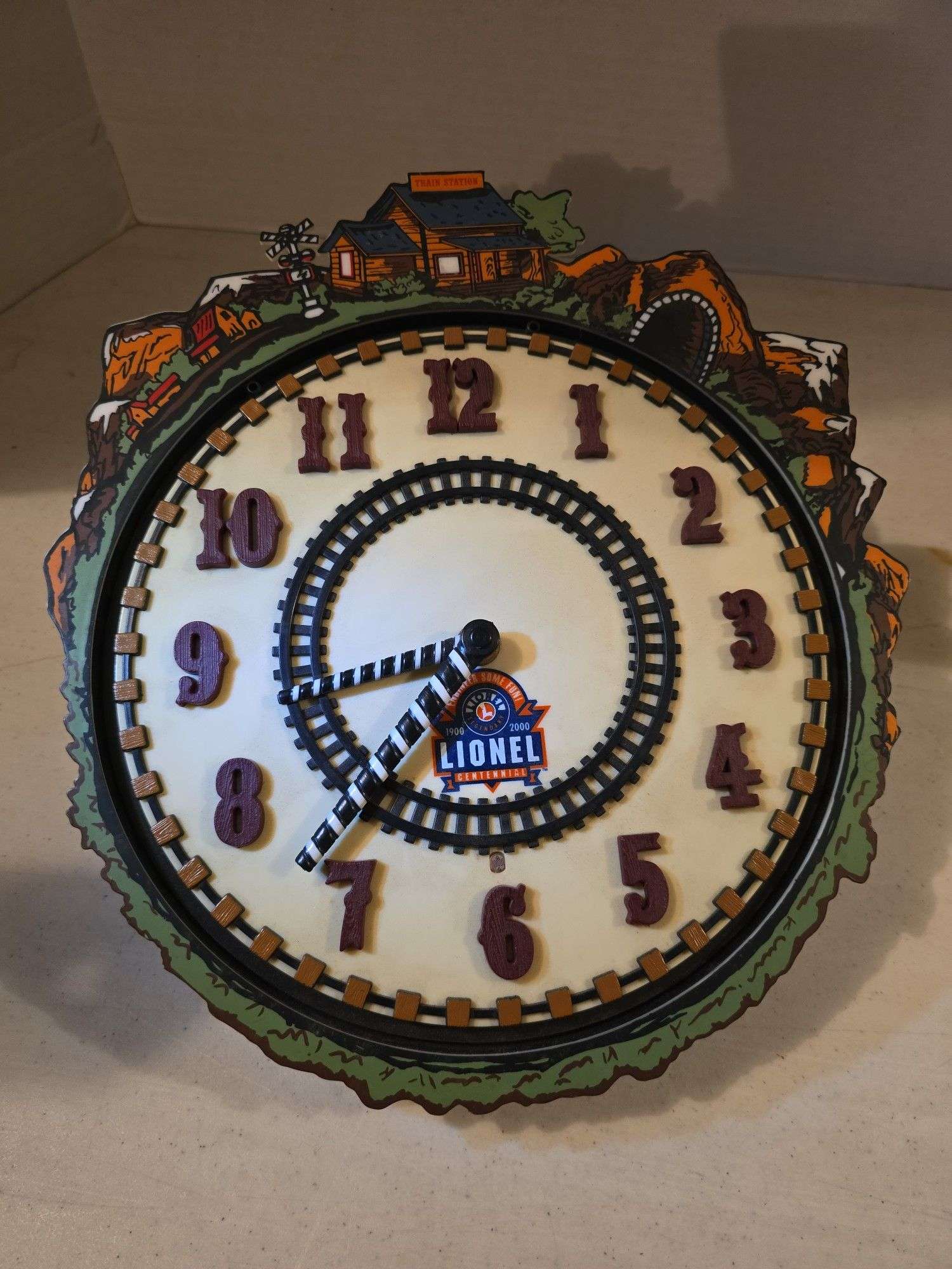 LIONEL TRAINS CLOCK