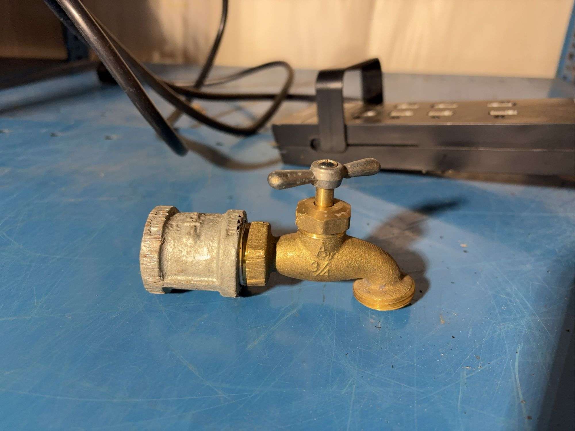 Power surge protector and water faucet