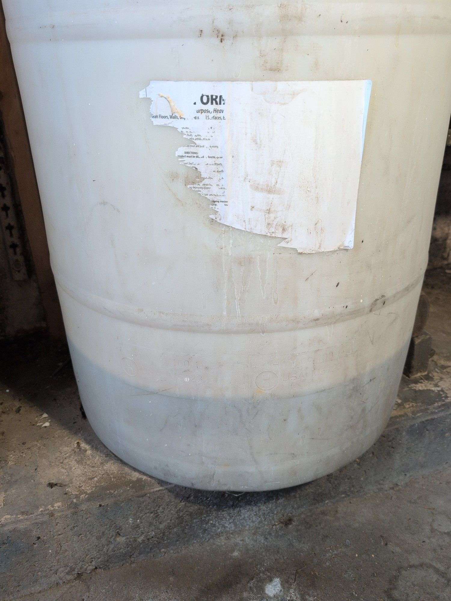55 gallon drum with Formula 50 zip