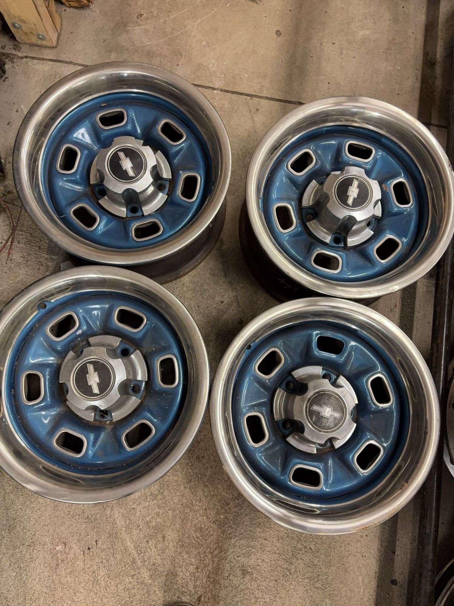 (4) 13” Chevy wheel rims