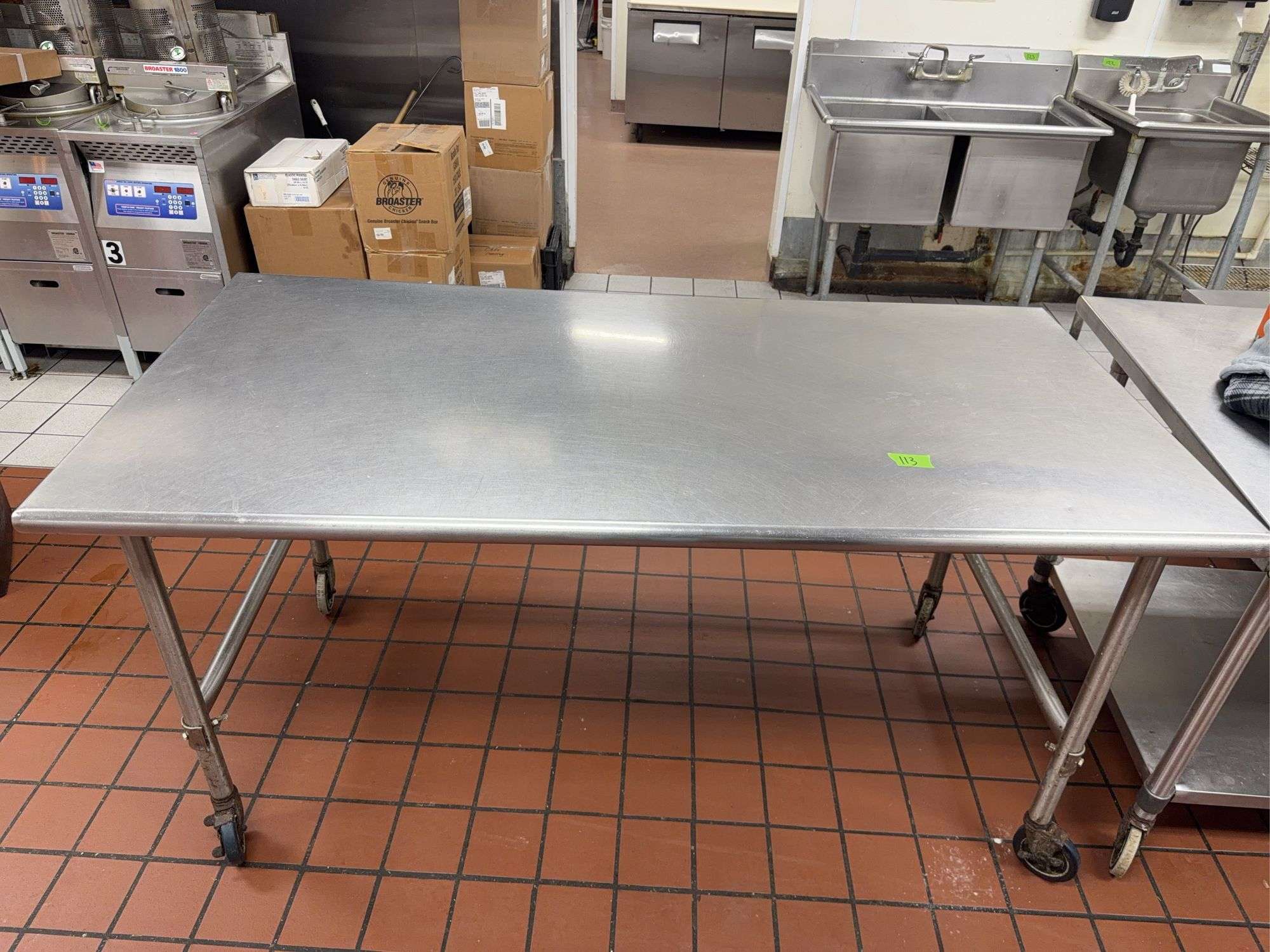 Steel Commercial Table