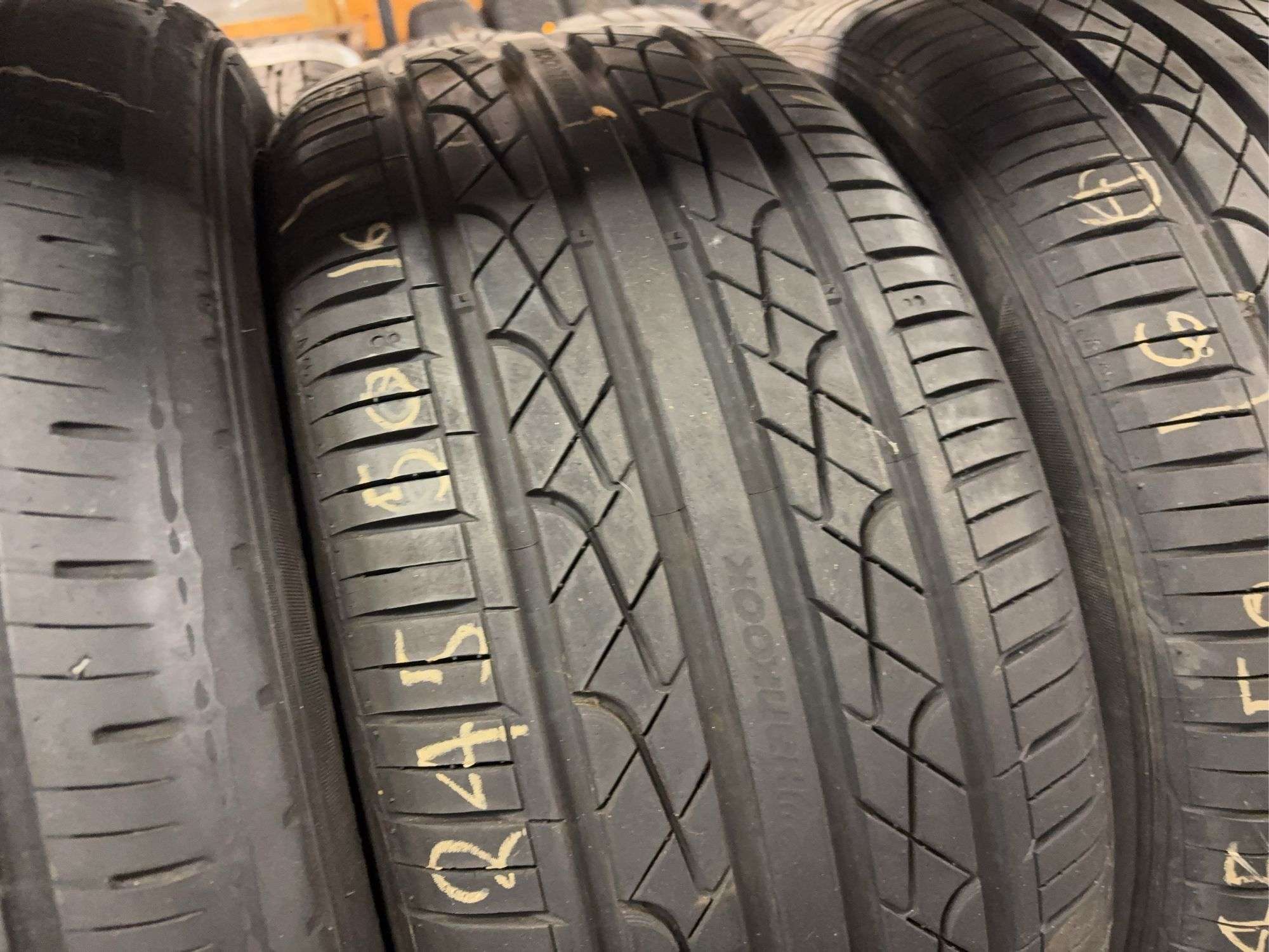(2) tires like new - 245/50/16