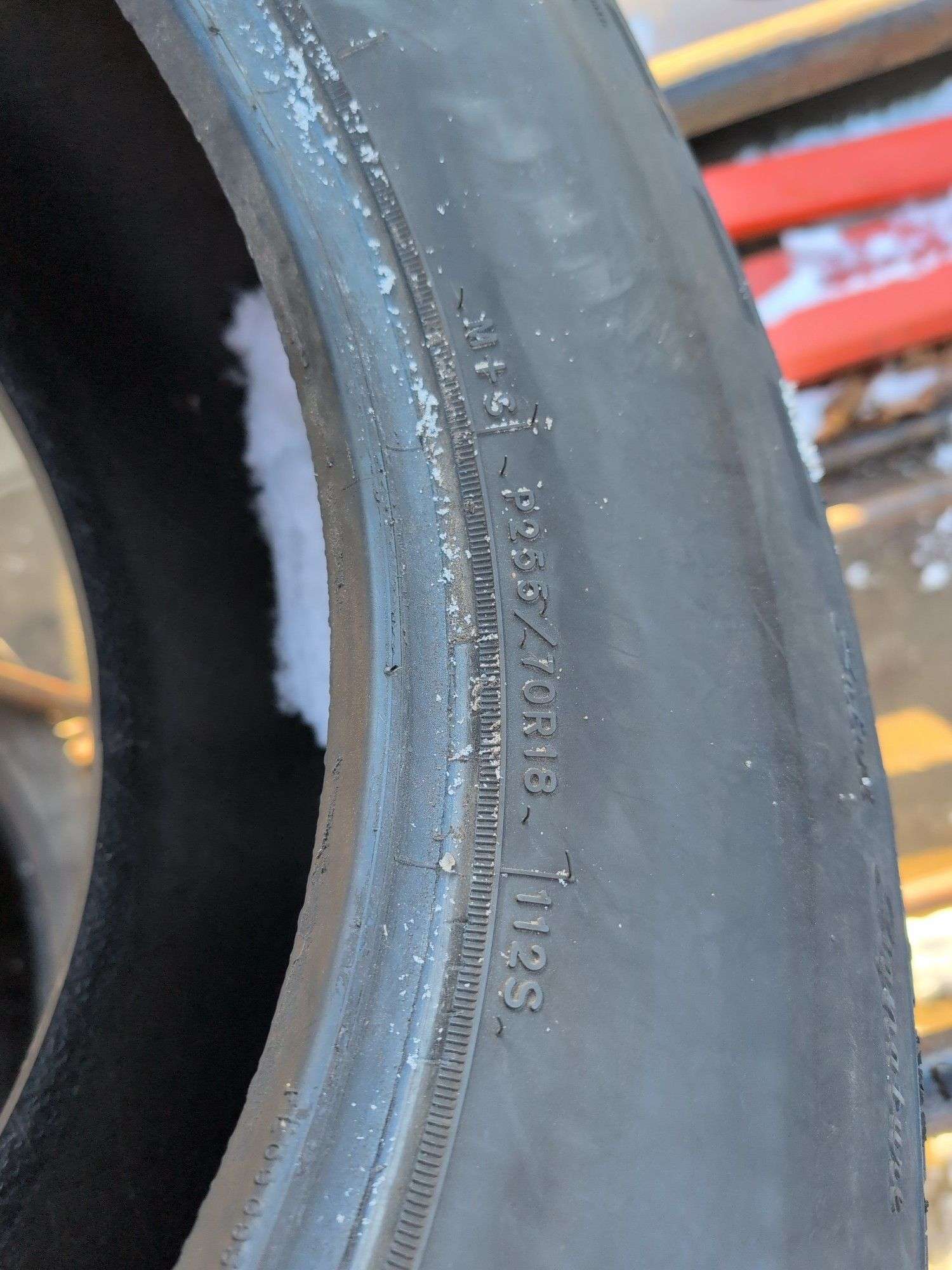 (2) tires in good condition - 255/75/17 and 255/70/18
