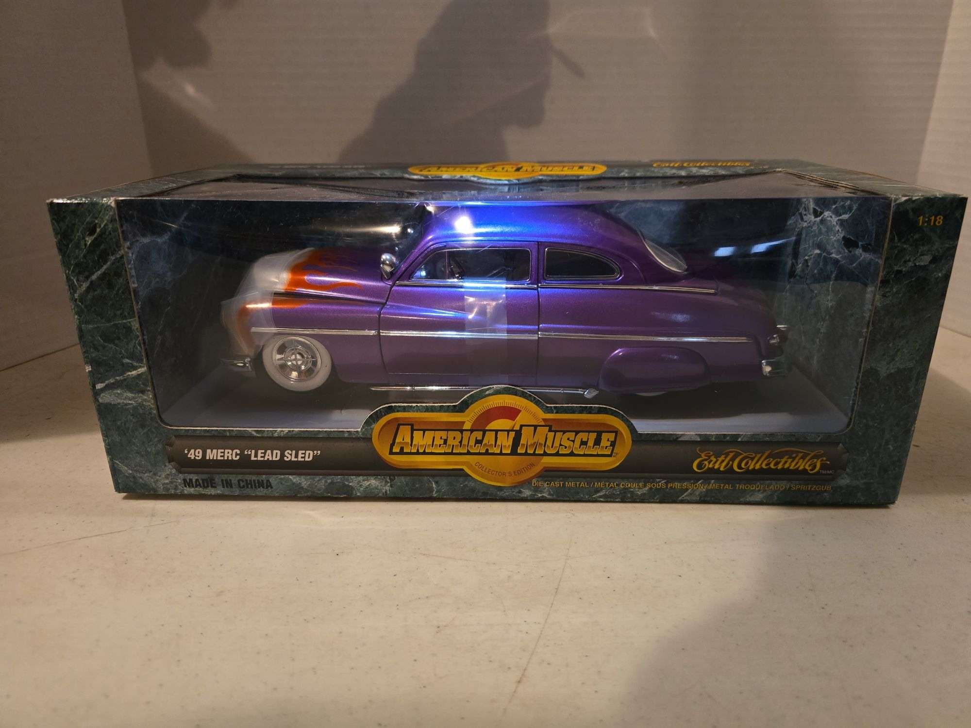 ERTL 1949 MERCURY LEAD SLED 1:18 SCALE MUSCLE CAR NIB