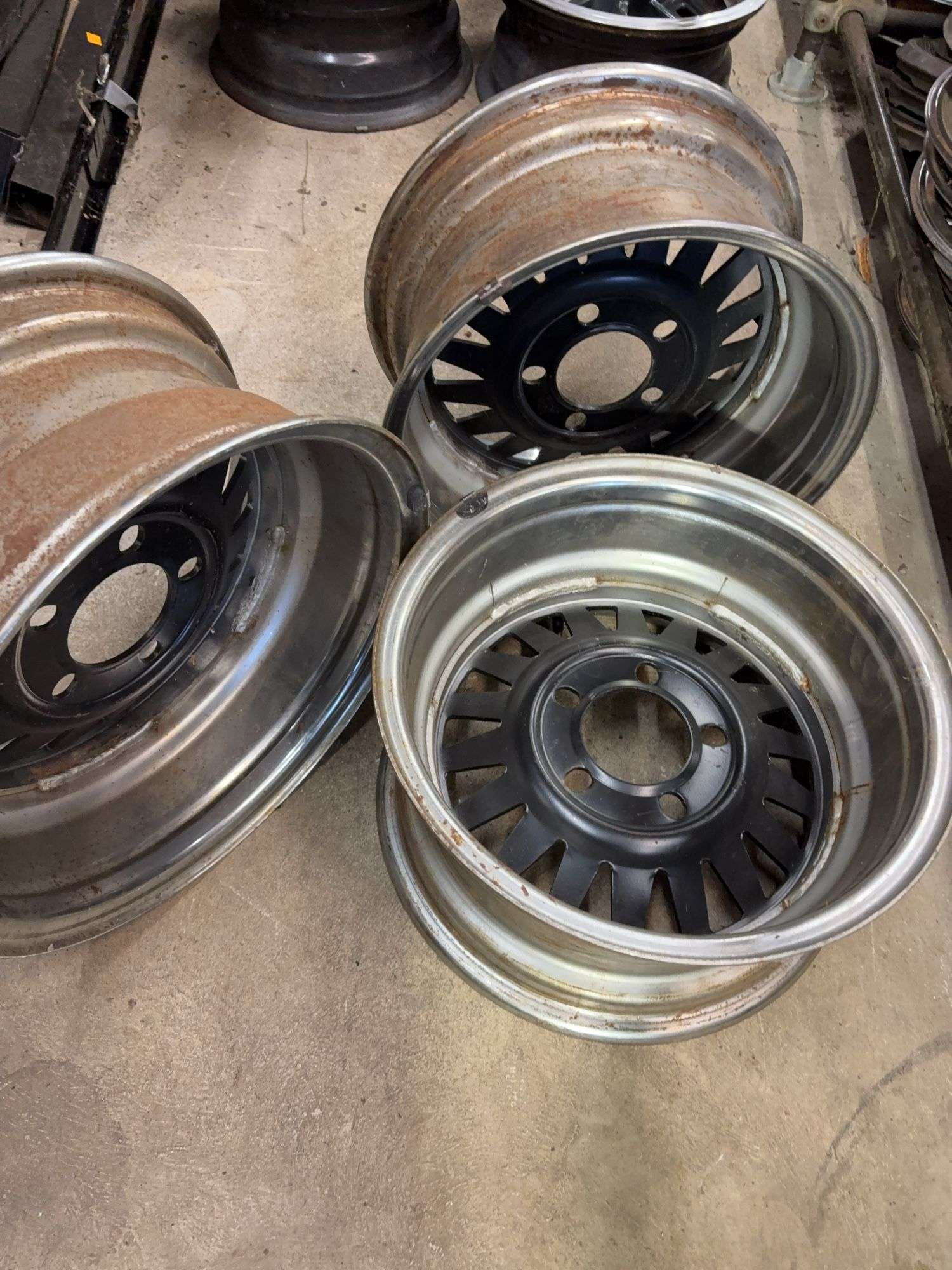 (3) 14” wheel rims