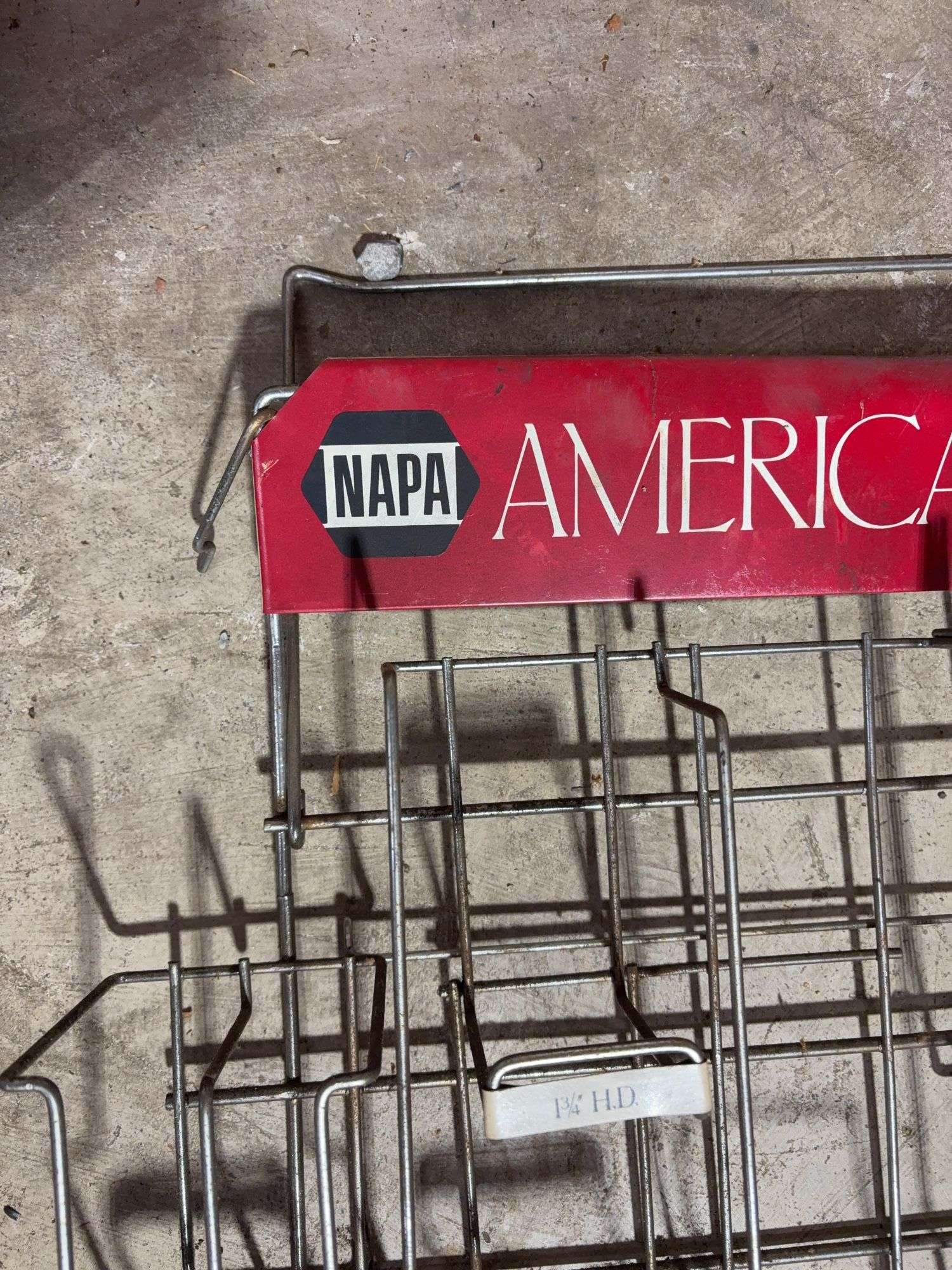 NAPA exhaust part organizer