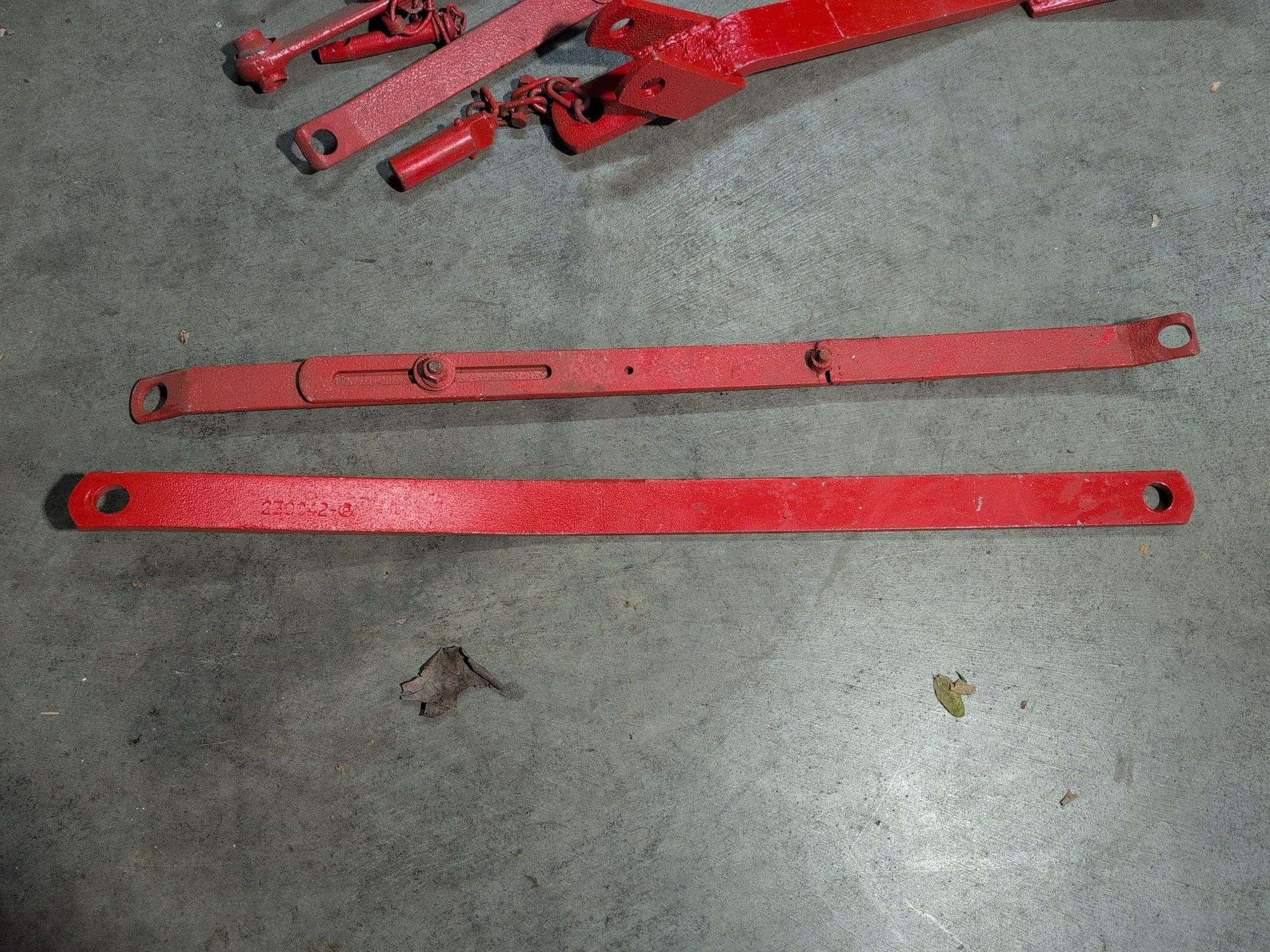 Miscellaneous red metal parts