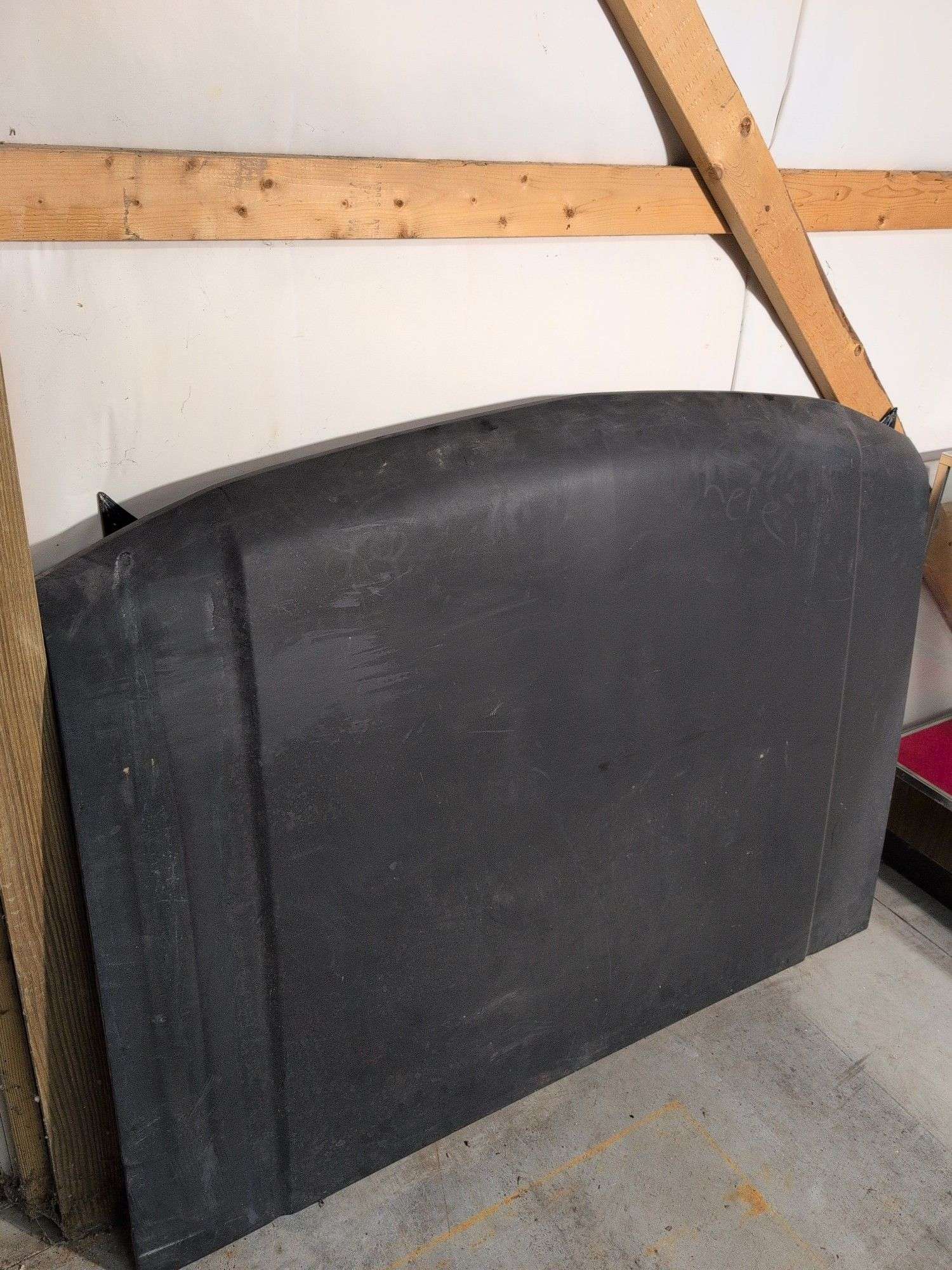 Black Chrysler vehicle hood - see photos