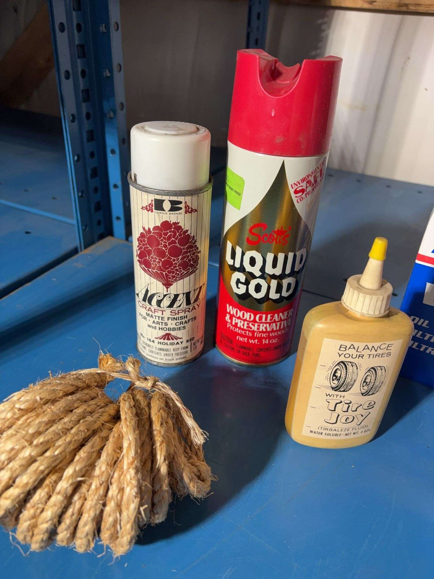 (6) Oil filters in boxes, (2)spray cans -Liquid gold and craft spray and more