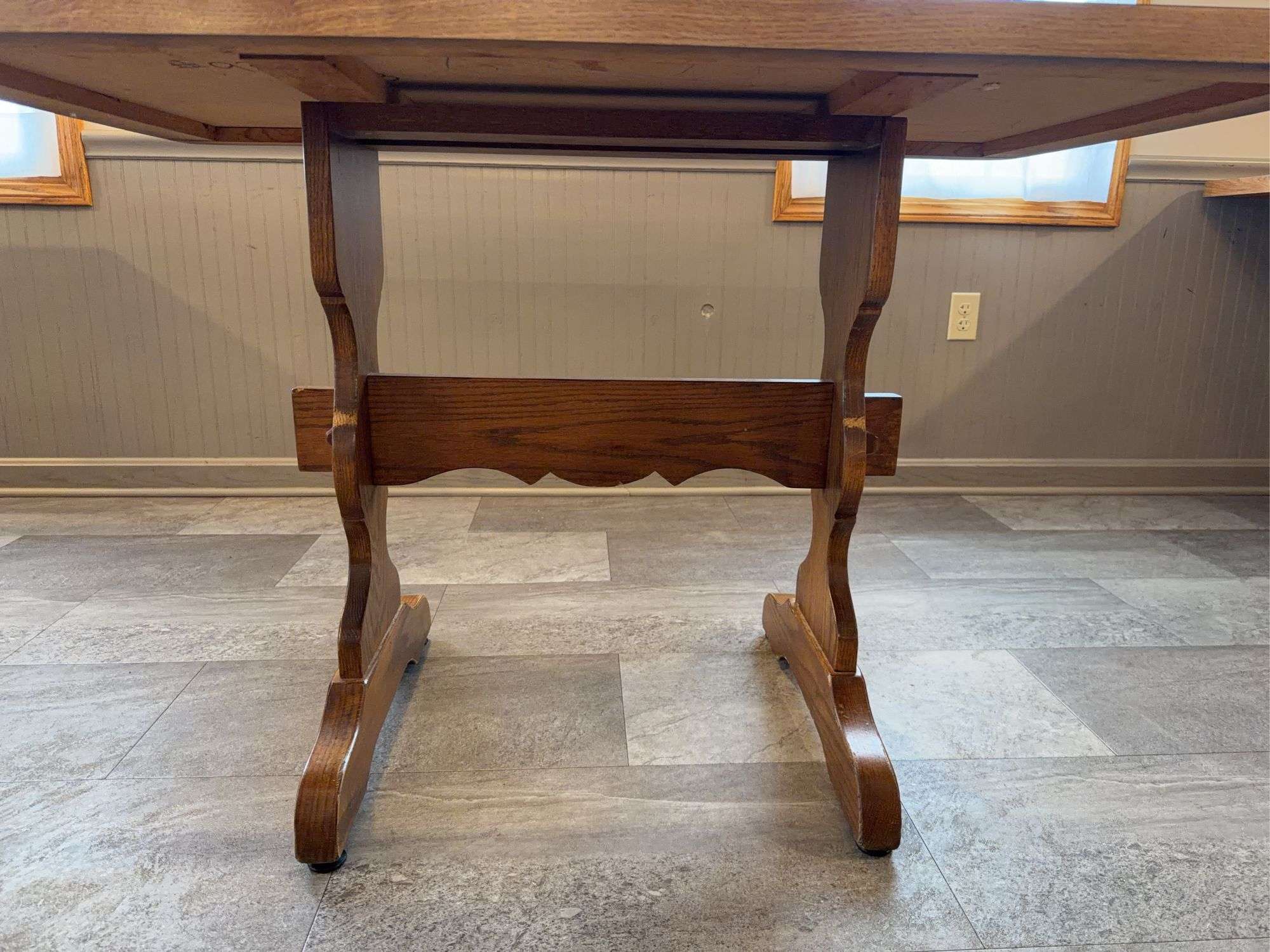4’ Wood Dining Table