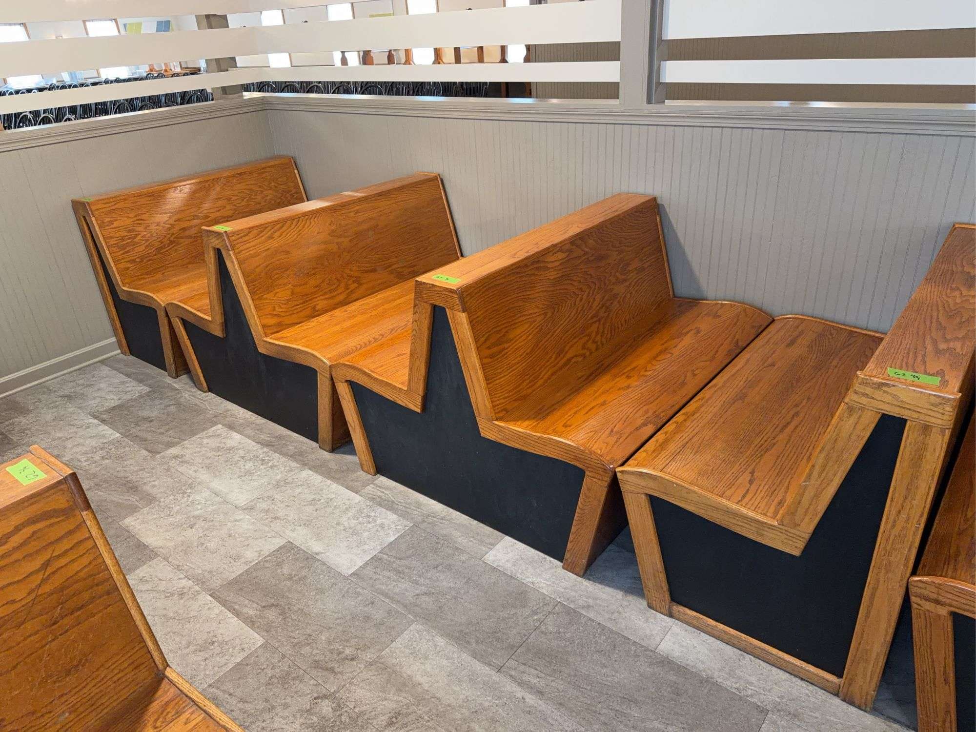 Wooden Dining Booths